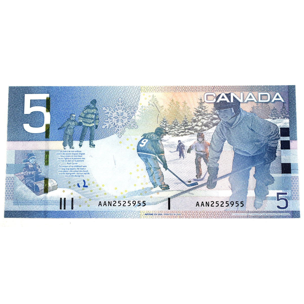 BC-67b 2009 Canada $5 Jenkins-Carney, AAN, CUNC