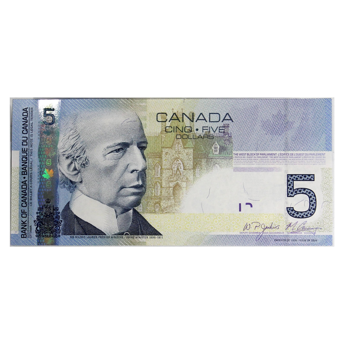 BC-67b 2009 Canada $5 Jenkins-Carney, AAS, CUNC