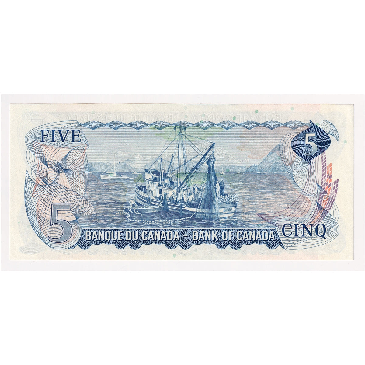 BC-48a 1972 Canada $5 Bouey-Rasminsky, CD, Uncirculated (MS60)