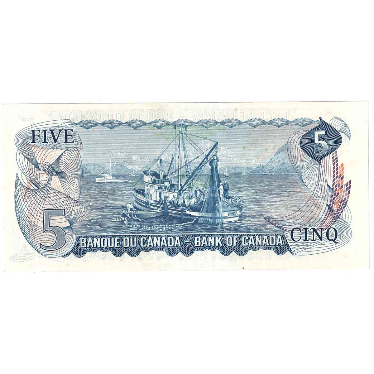 BC-48a 1972 Canada $5 Bouey-Rasminksy, CA, AU