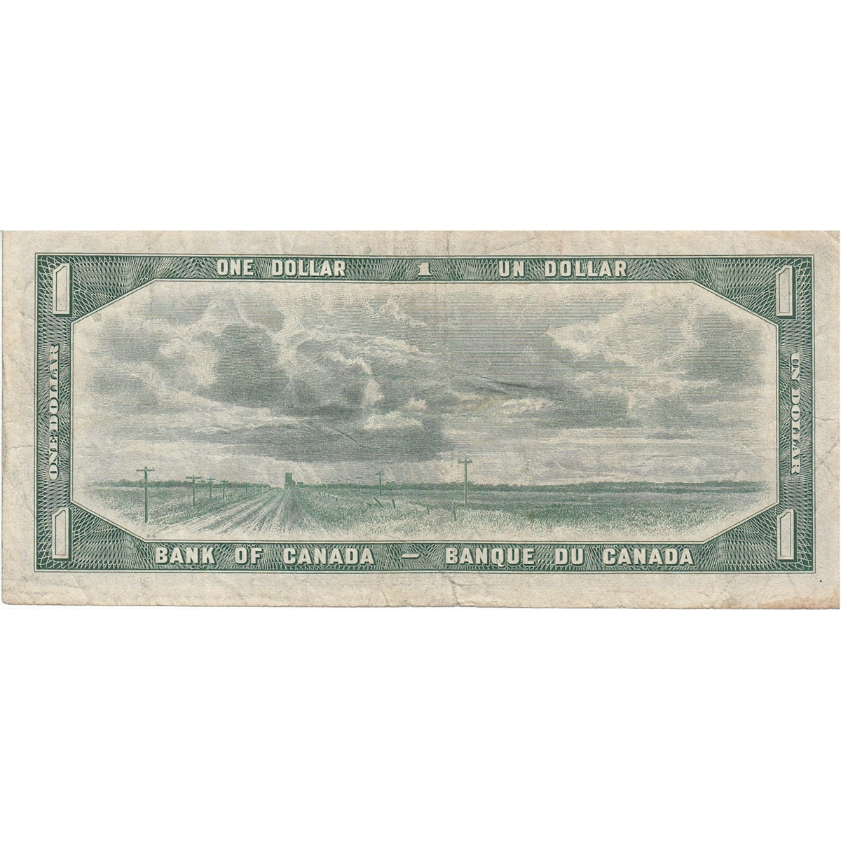 BC-37bA 1954 Canada $1 Beattie-Rasminsky, *A/A, F-VF