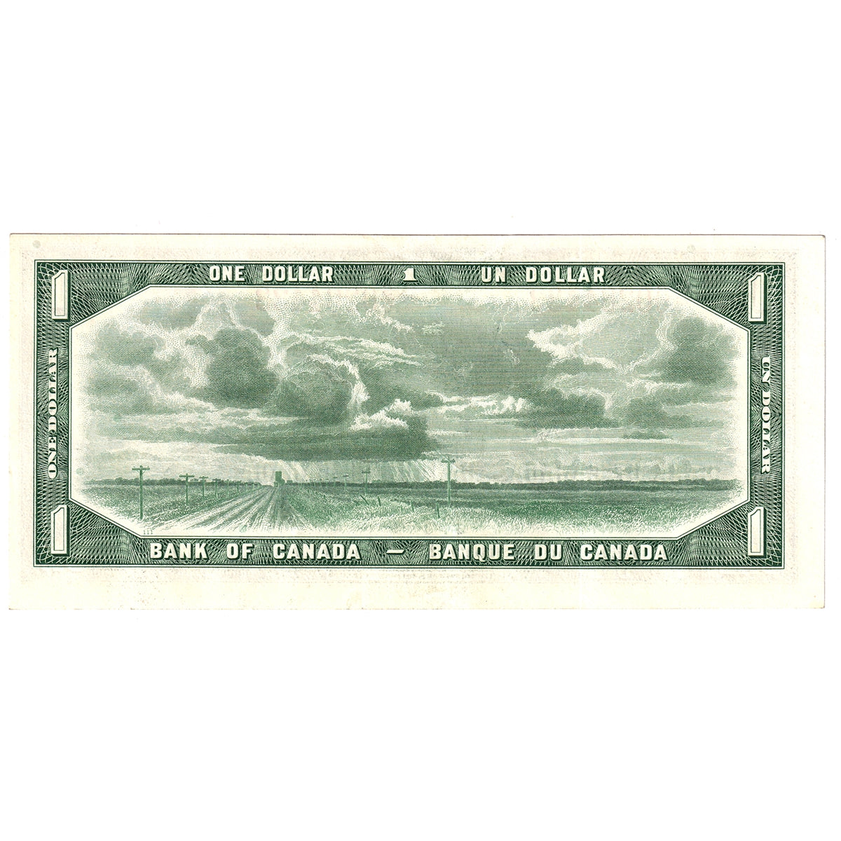 BC-37bA 1954 Canada $1 Beattie-Rasminsky, *S/O, AU