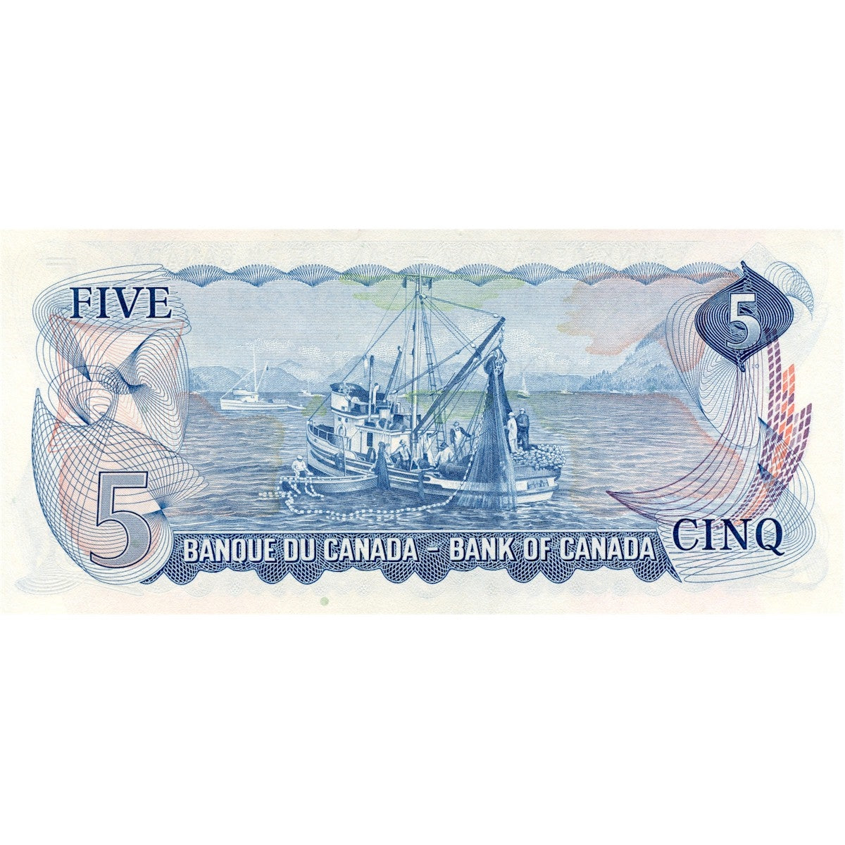 BC-48b 1972 Canada $5 Lawson-Bouey, CR, Choice Uncirculated (CUNC63)