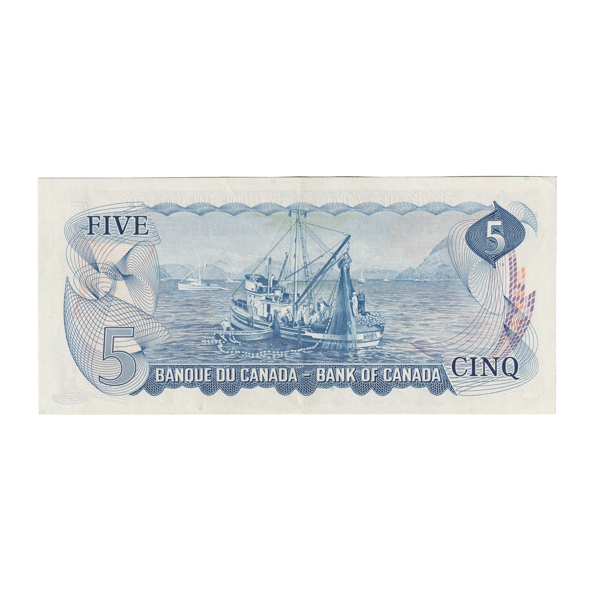 BC-48b 1972 Canada $5 Lawson-Bouey, SJ, EF-AU (EF45)