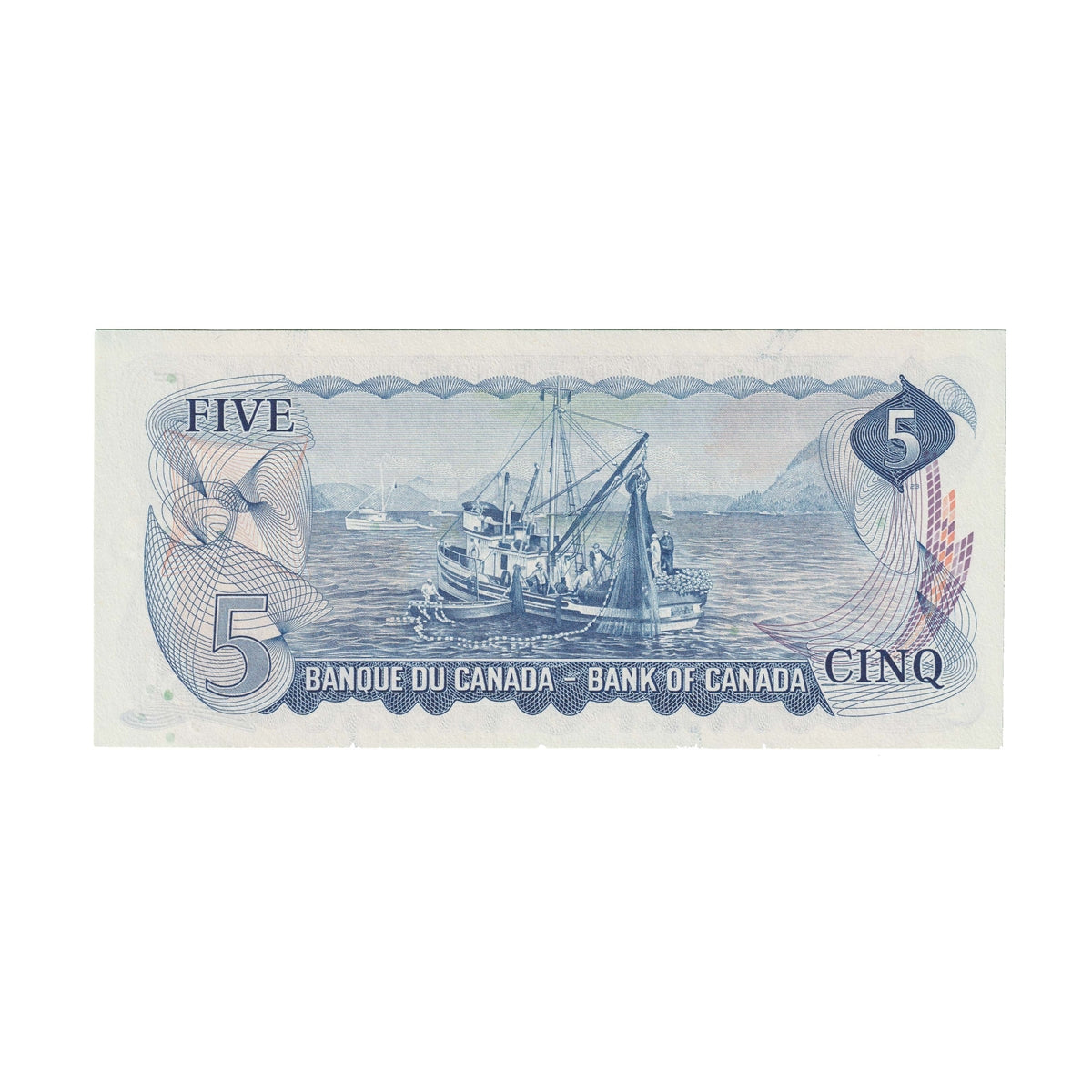 BC-48b 1972 Canada $5 Lawson-Bouey, SX, Uncirculated (MS60)