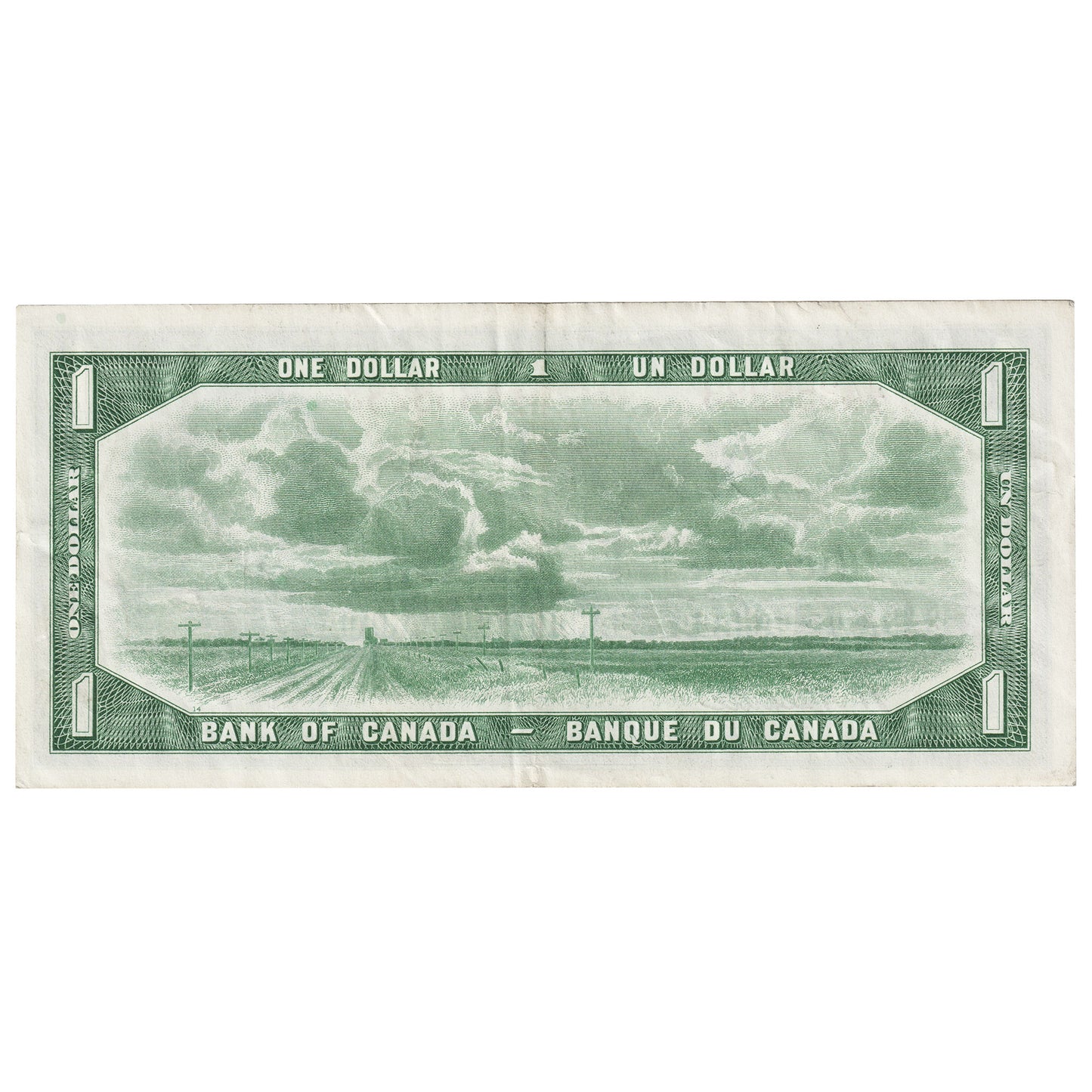BC-29b 1954 Canada $1 Beattie-Coyne, Devil's Face, J/A, Extra Fine (EF40)