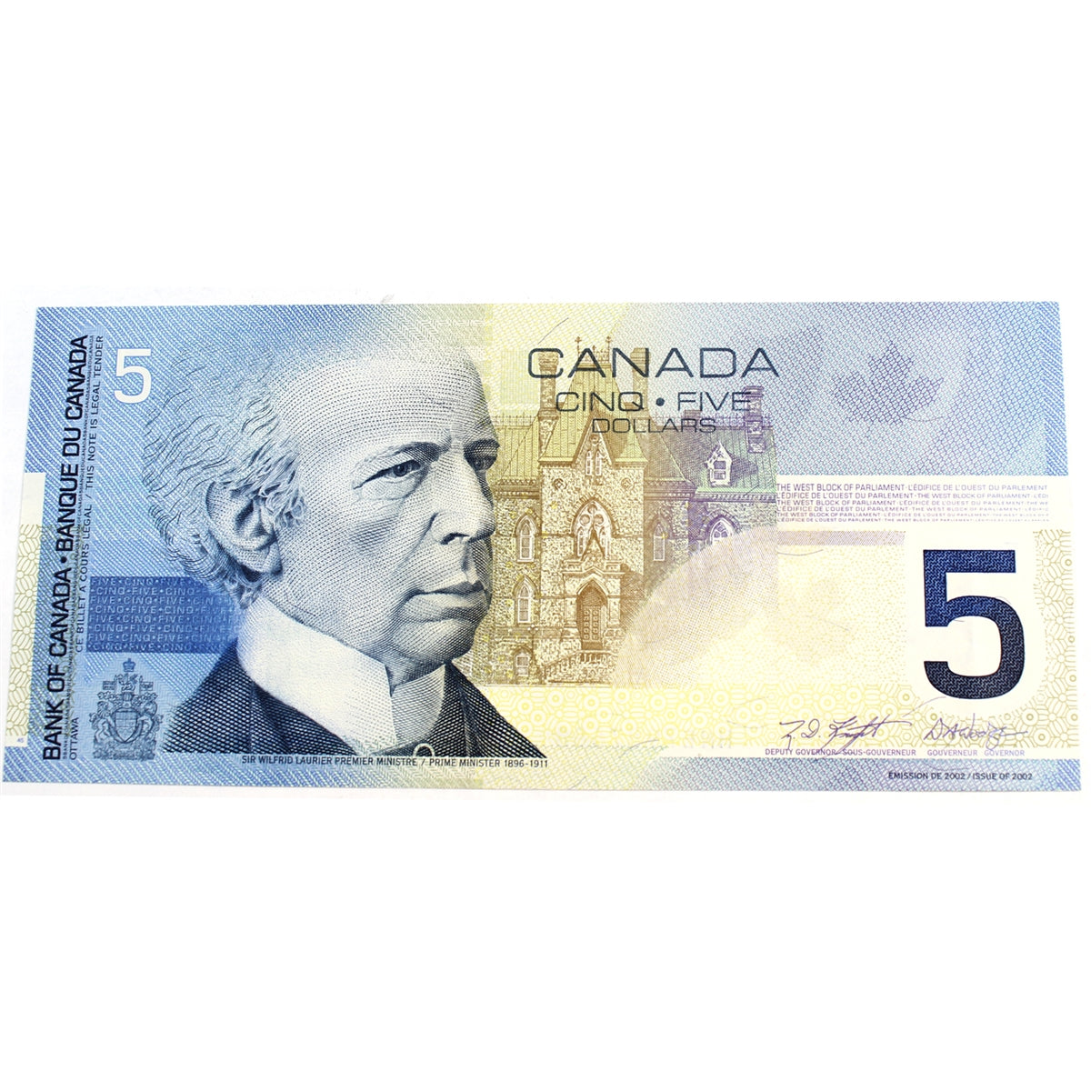 BC-62a-i 2003 Canada $5 Knight-Dodge, HNE, UNC