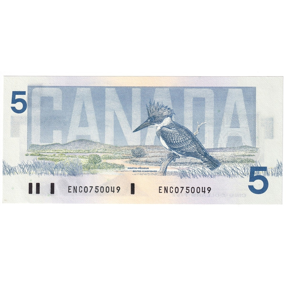 BC-56a 1986 Canada $5 Crow-Bouey, ENC, UNC