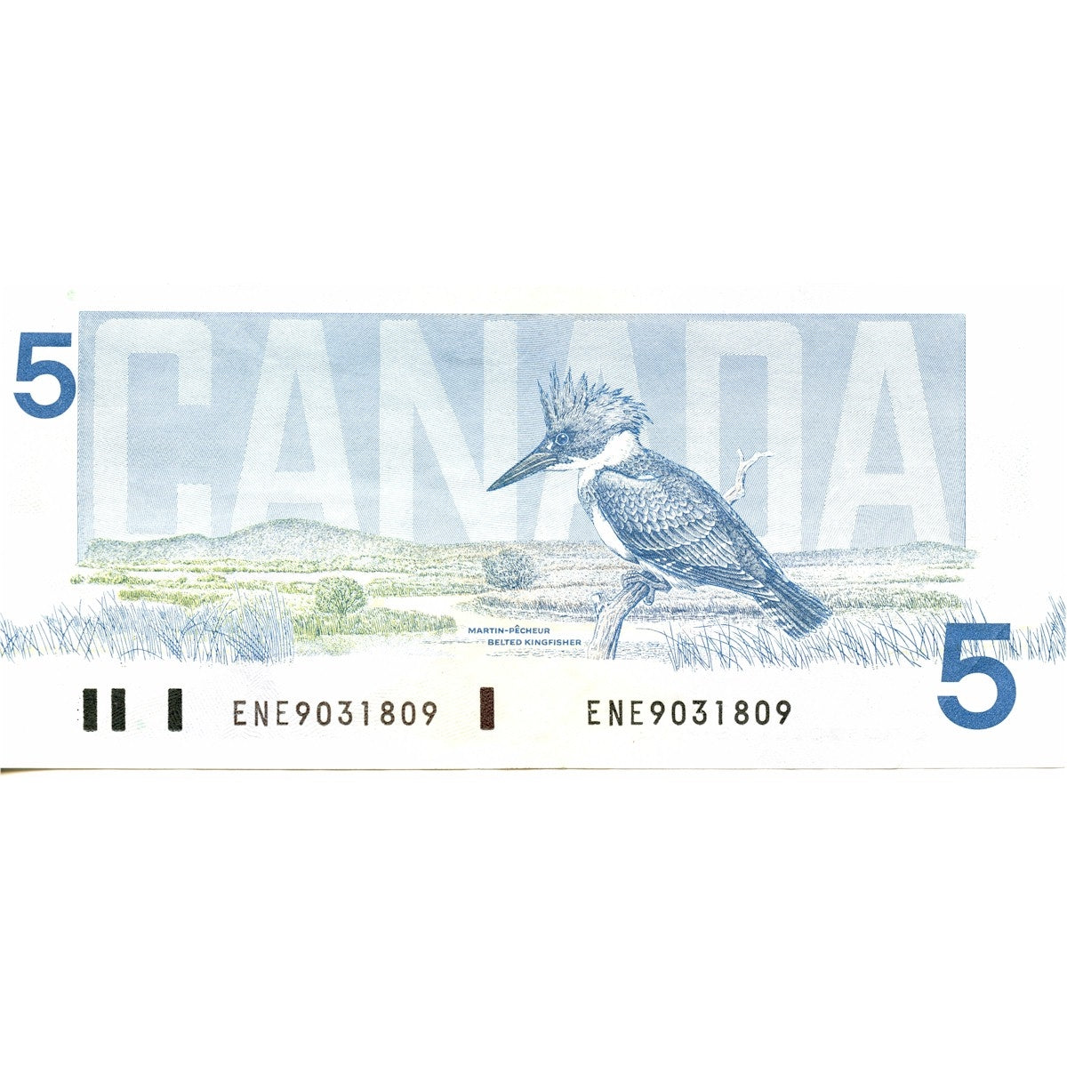 BC-56a 1986 Canada $5 Crow-Bouey, ENE, circ