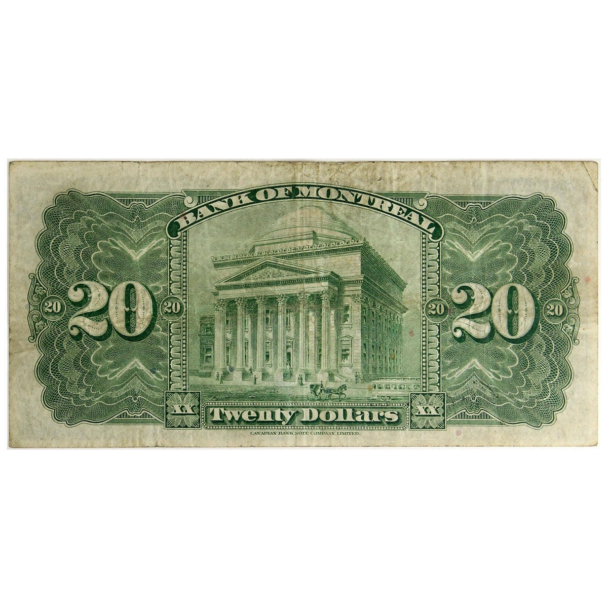 505-62-06 1938 Bank of Montreal $20 Spinney-Gordon, F-VF (F15)