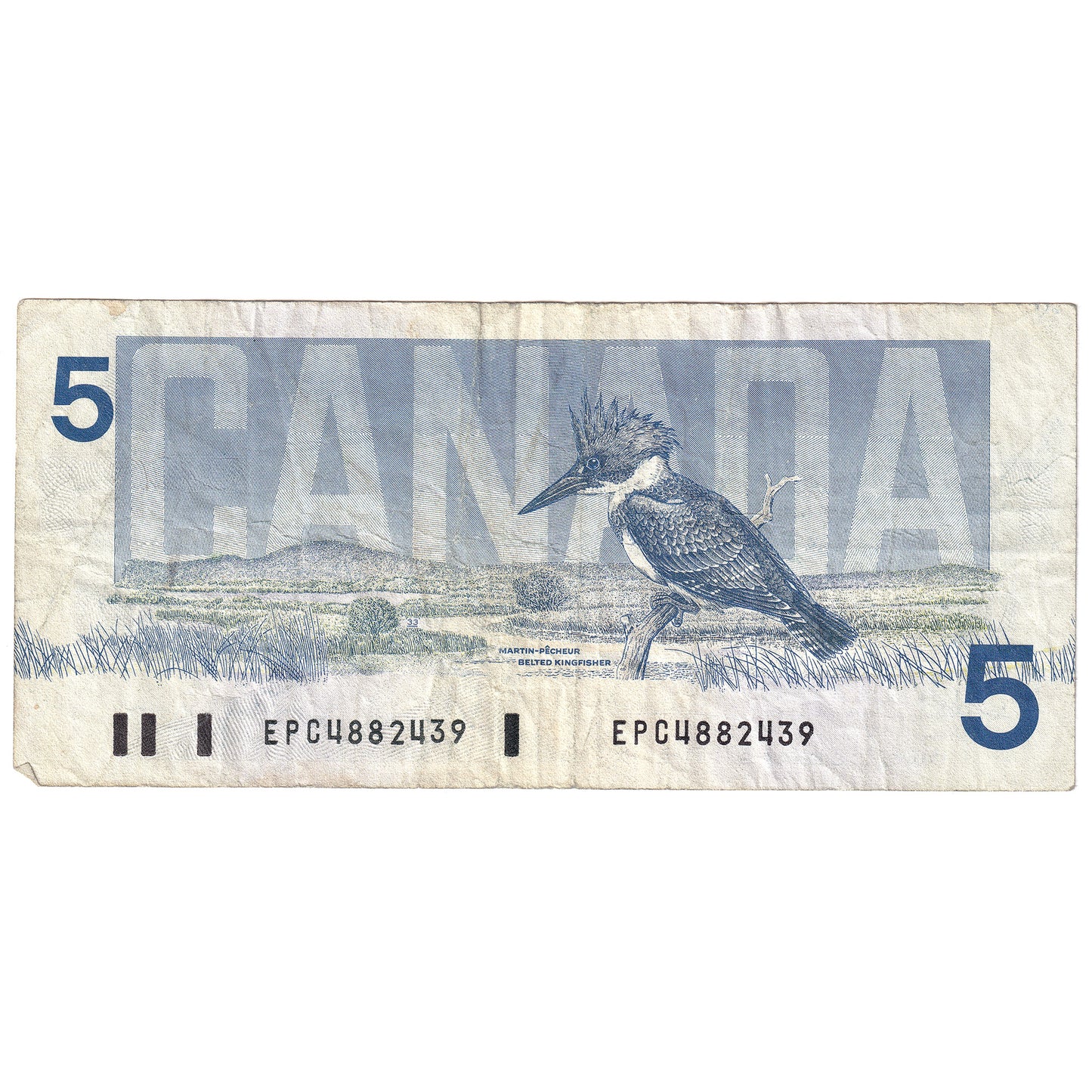 BC-56b 1986 Canada $5 Thiessen-Crow, EPC, F
