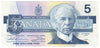 BC-56b 1986 Canada $5 Thiessen-Crow, FNN, CUNC