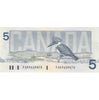 BC-56b 1986 Canada $5 Thiessen-Crow, FOK, UNC