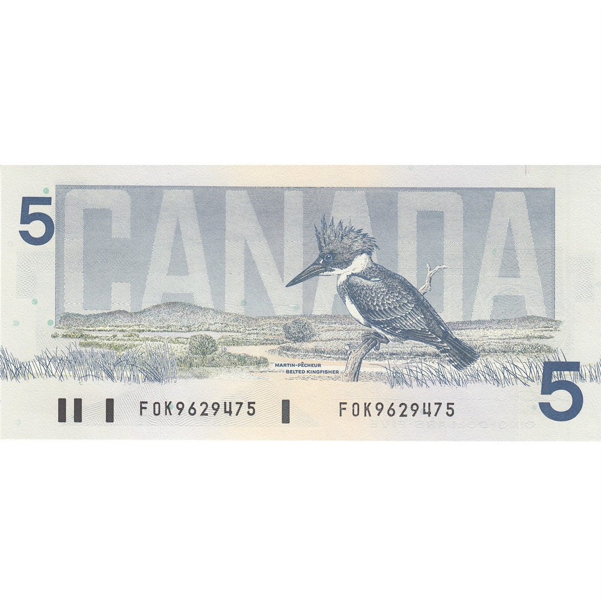 BC-56b 1986 Canada $5 Thiessen-Crow, FOK, UNC