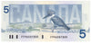 BC-56b 1986 Canada $5 Thiessen-Crow, FPM, CUNC