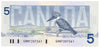 BC-56b 1986 Canada $5 Thiessen-Crow, GNM, CUNC