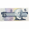BC-56b 1986 Canada $5 Thiessen-Crow, GNN, Circ