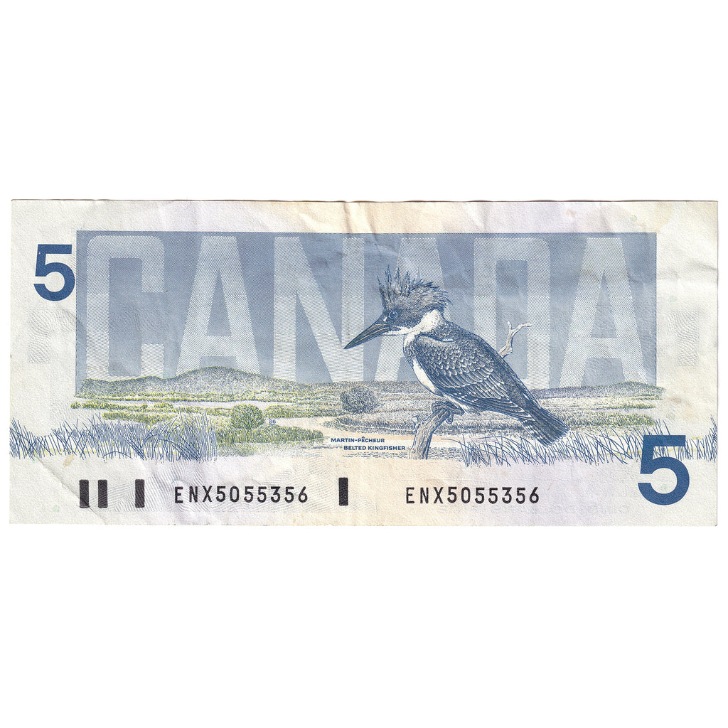 BC-56bA 1986 Canada $5 Thiessen-Crow, ENX, VF-EF