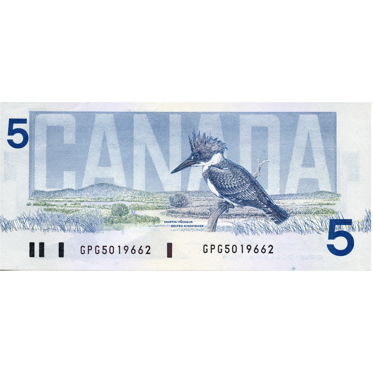 BC-56c 1986 Canada $5 Bonin-Thiessen, GPG, Circ