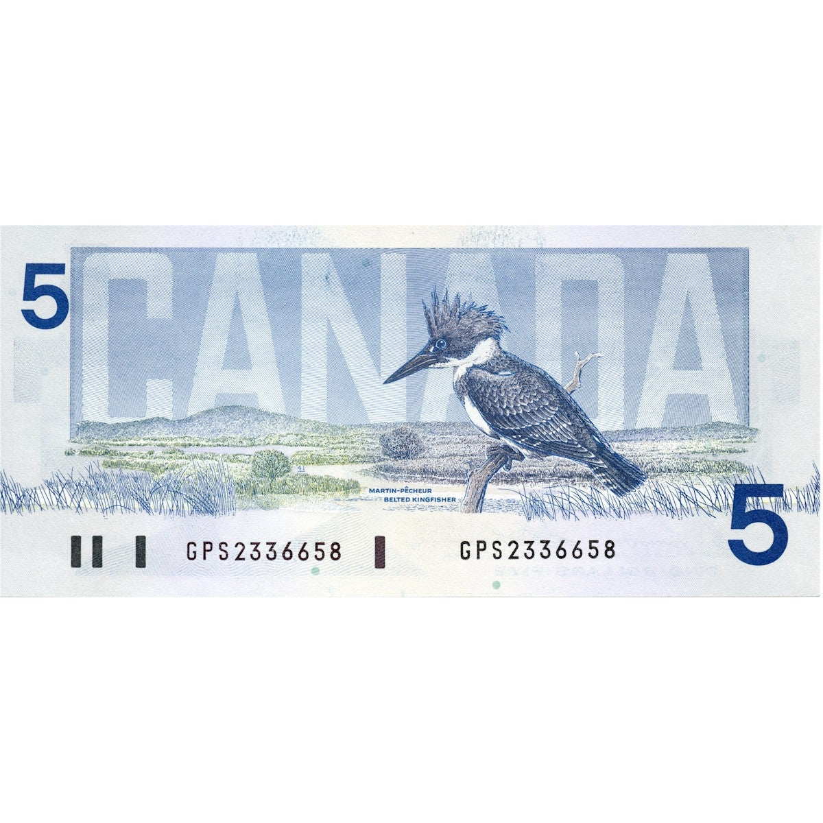 BC-56c 1986 Canada $5 Bonin-Thiessen, GPS, CUNC