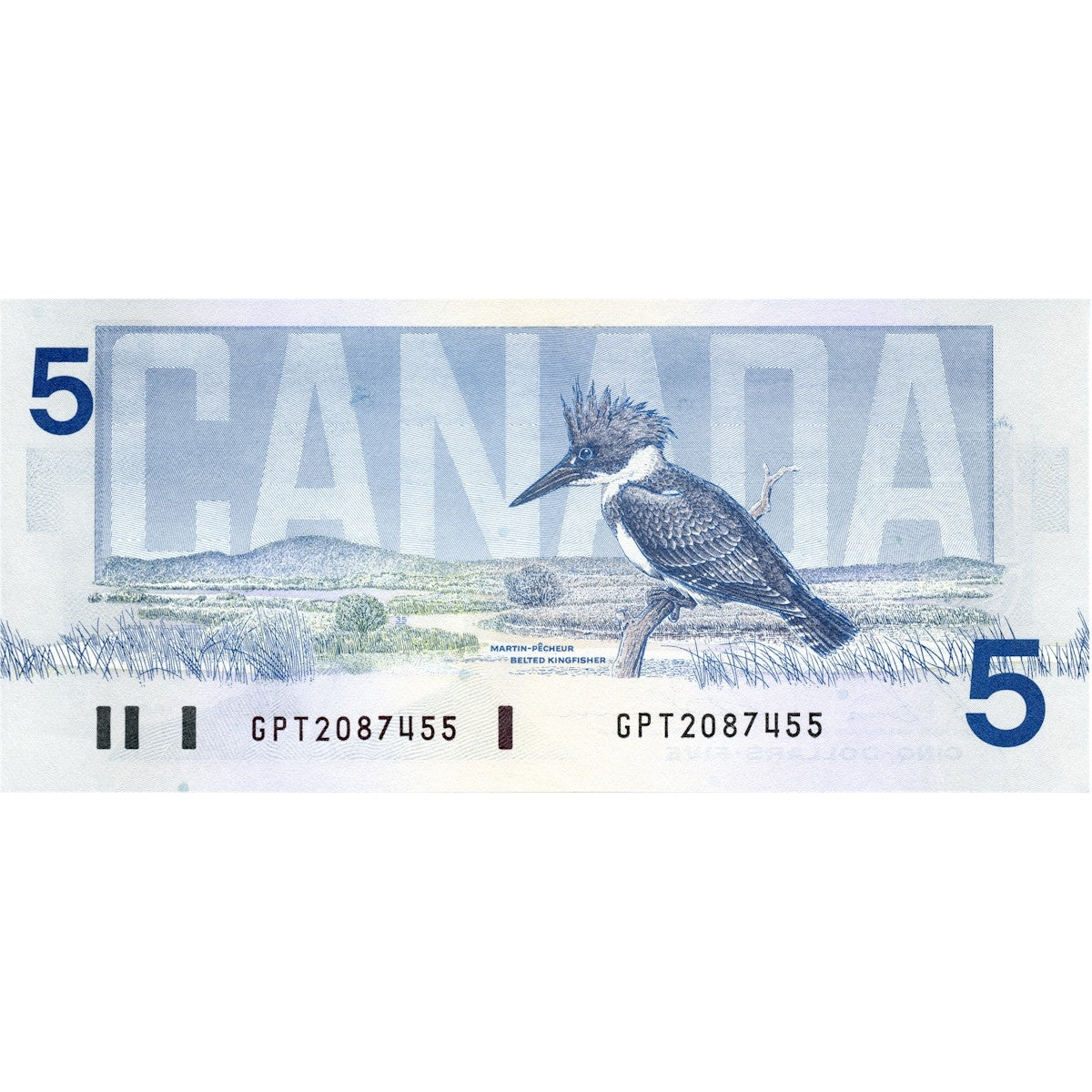 BC-56c 1986 Canada $5 Bonin-Thiessen, GPU, circ