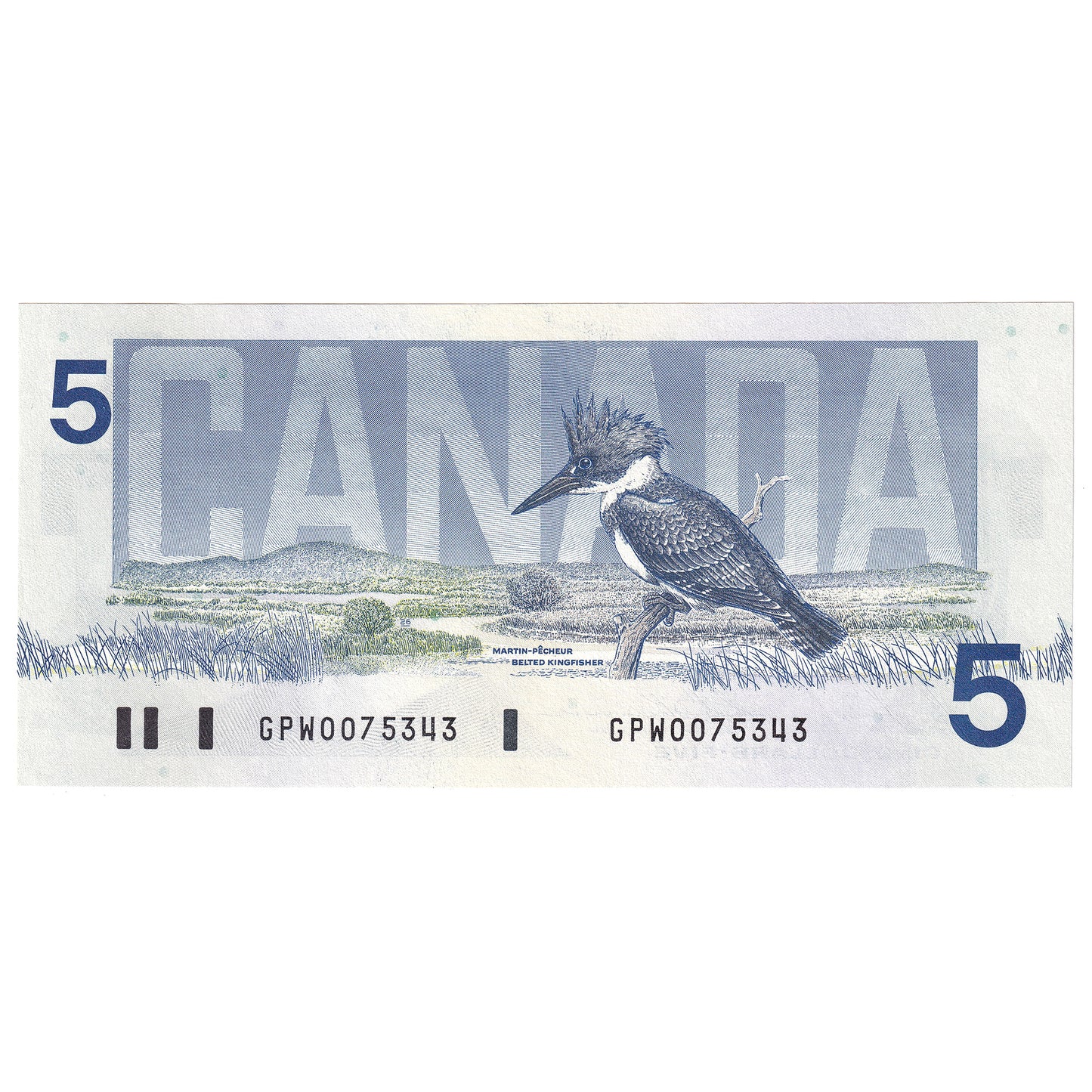 BC-56c 1986 Canada $5 Bonin-Thiessen, GPW, CUNC