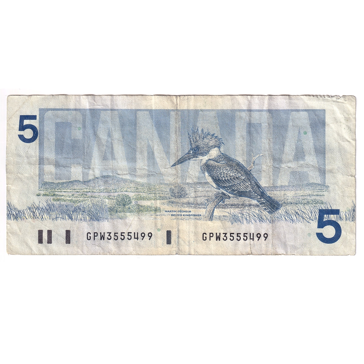 BC-56c 1986 Canada $5 Bonin-Thiessen, GPW, CIRC