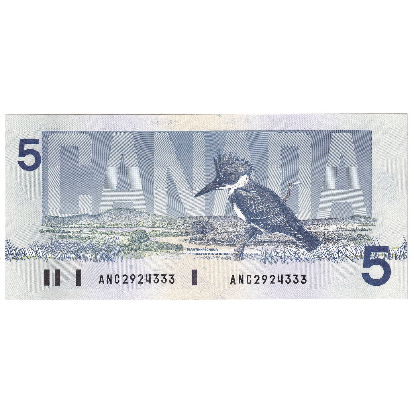 BC-56c-i 1986 Canada $5 Bonin-Thiessen, ANC, UNC