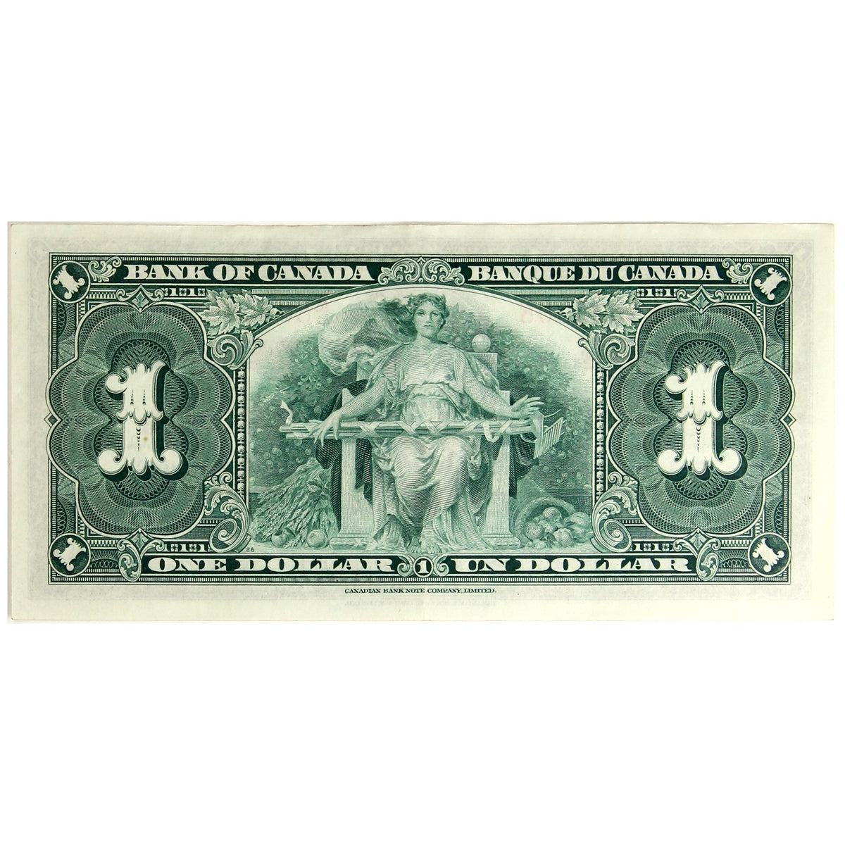 BC-21c 1937 Canada $1 Gordon-Towers, M/L, Extra Fine (EF40)