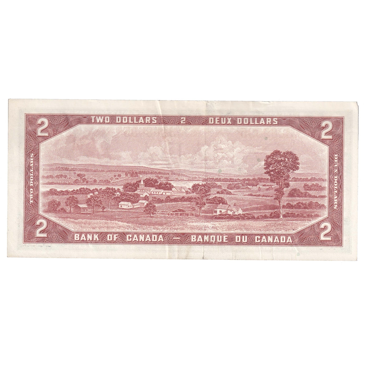 BC-38b 1954 Canada $2 Beattie-Rasminsky, V/R, Extra Fine (EF40)