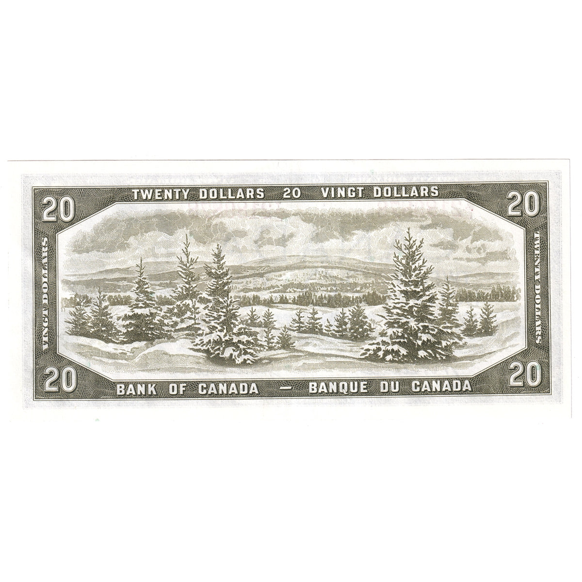 BC-41a 1954 Canada $20 Beattie-Coyne, I/E, AU-UNC (AU55)