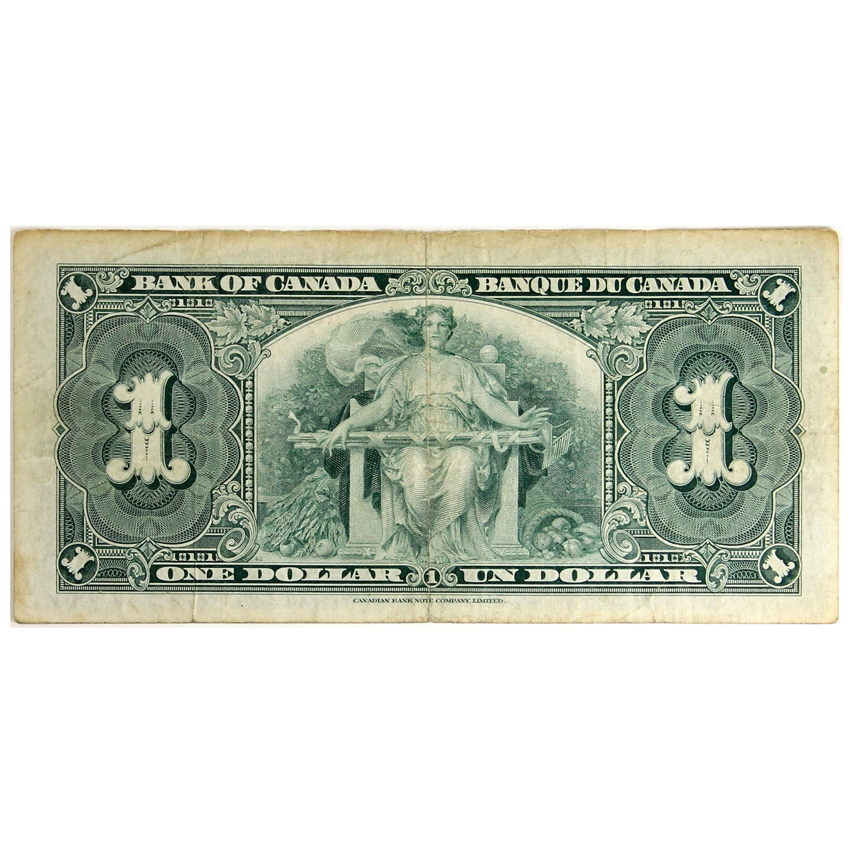 BC-21c 1937 Canada $1 Gordon-Towers, E/M, F-VF (F15)