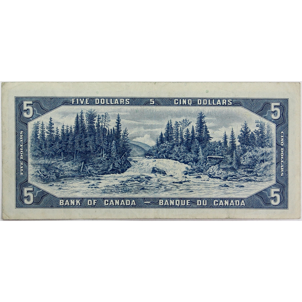 BC-39b 1954 Canada $5 Beattie-Rasminsky, K/S, VF