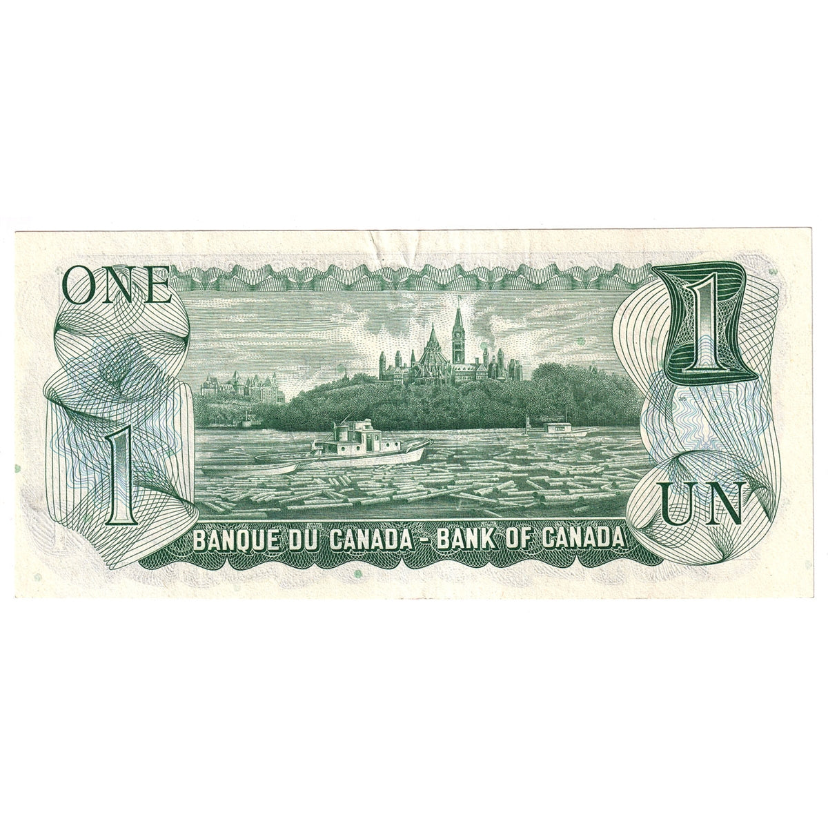 BC-46aA 1973 Canada $1 Lawson-Bouey, *MM, VF-EF