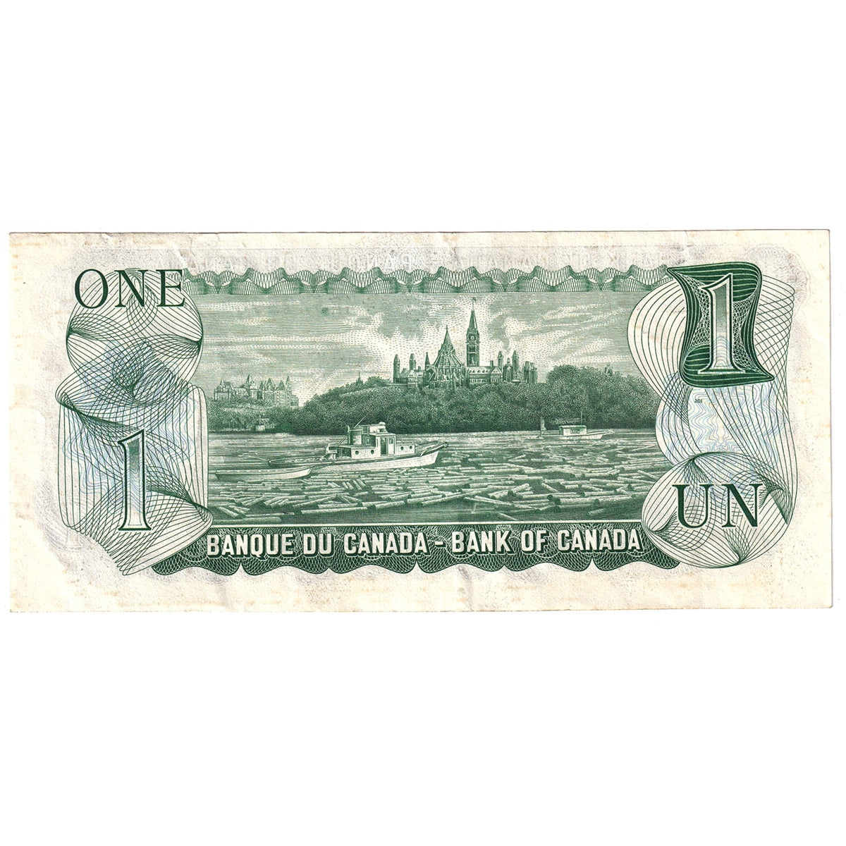 BC-46aA 1973 Canada $1 Lawson-Bouey, *MR, VF-EF