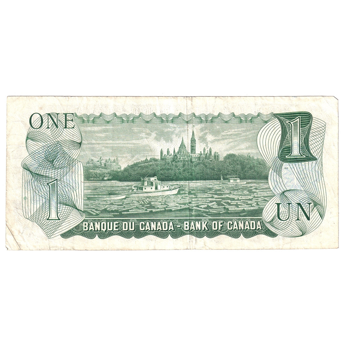 BC-46aA 1973 Canada $1 Lawson-Bouey, *MR, F-VF