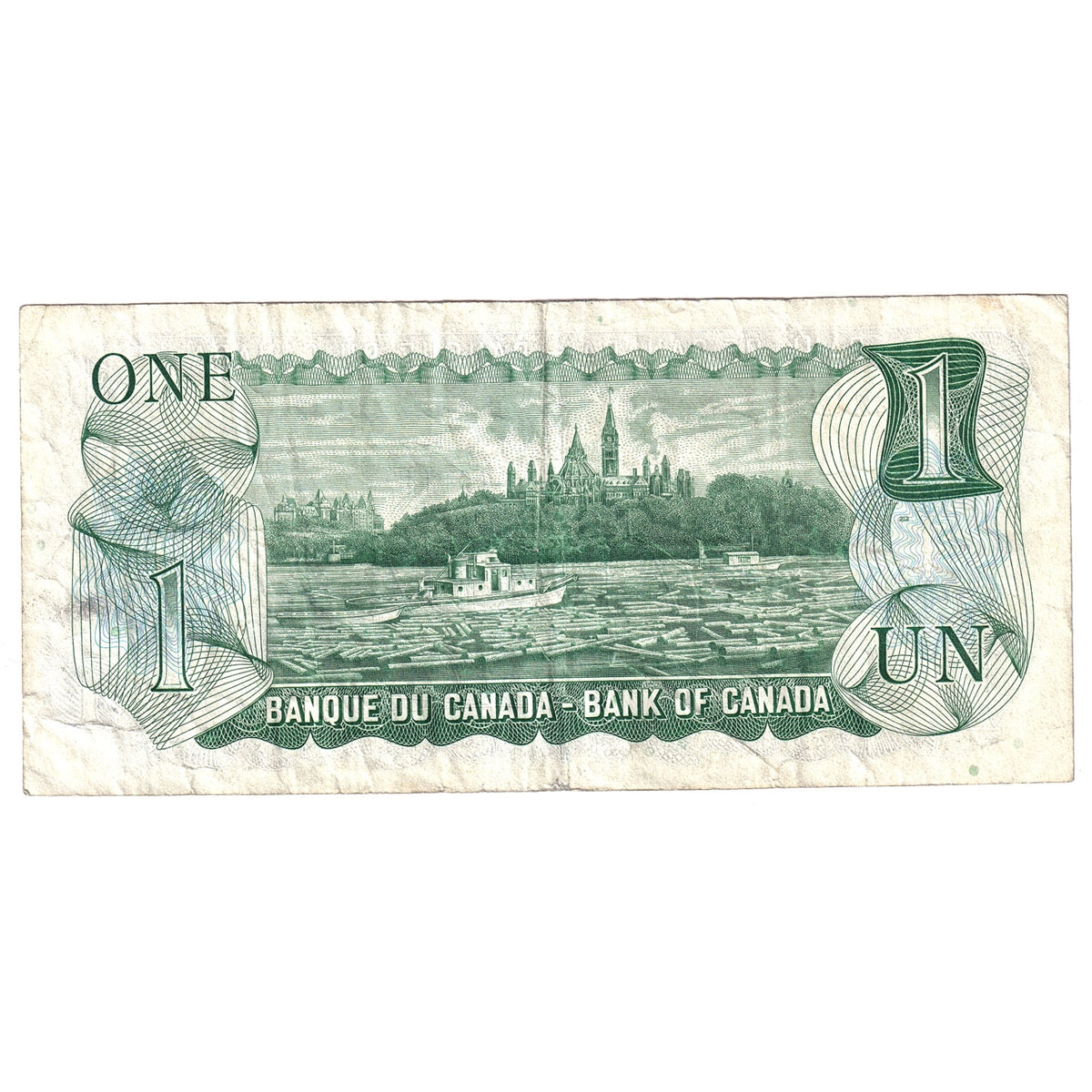 BC-46aA 1973 Canada $1 Lawson-Bouey, *MZ, F-VF (F15)
