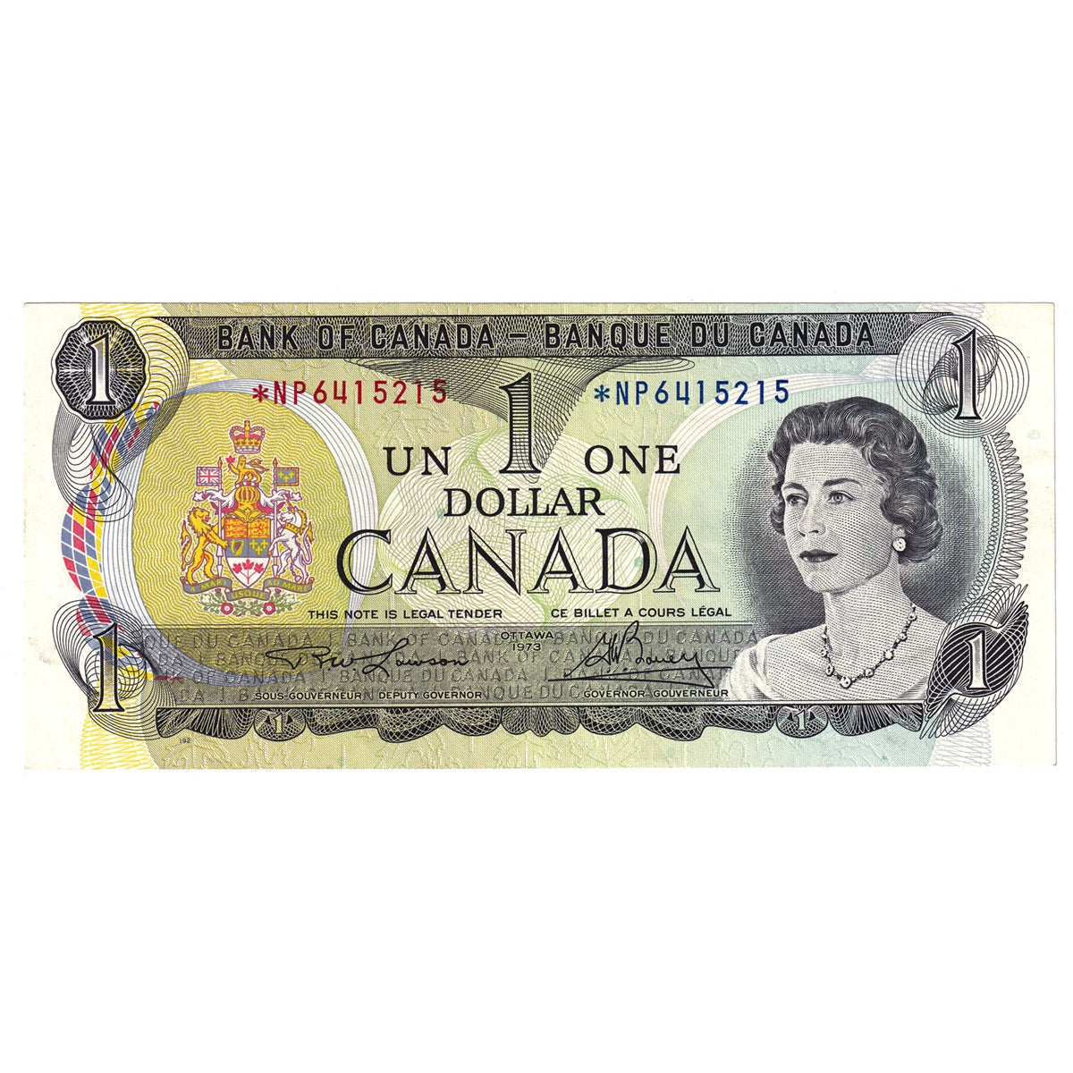 BC-46aA 1973 Canada $1 Lawson-Bouey, *NP, AU