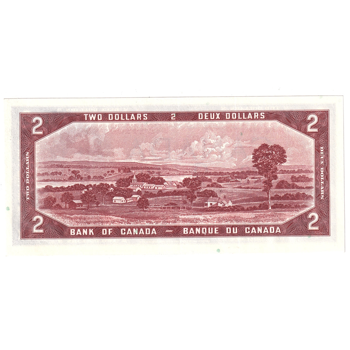 BC-38b 1954 Canada $2 Beattie-Rasminsky, F/R, Extra Fine (EF40)