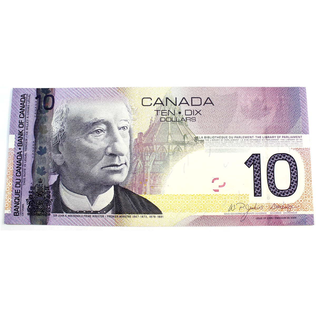 BC-68a-i 2004 Canada $10 Jenkins-Dodge, FES, UNC