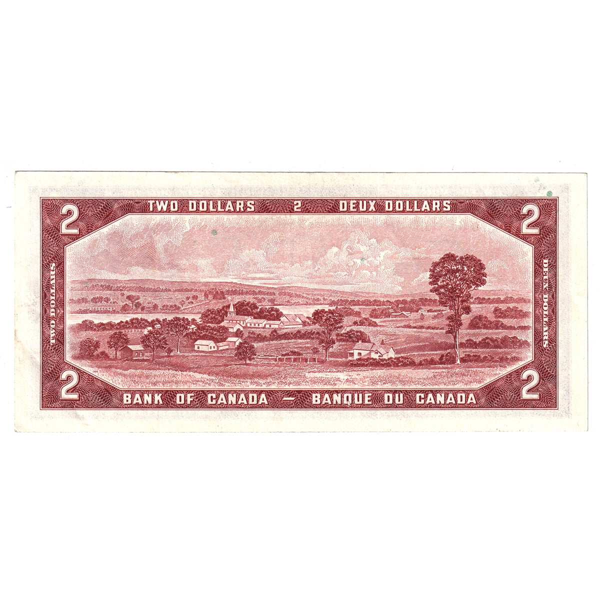BC-38b 1954 Canada $2 Beattie-Rasminsky, V/U, Extra Fine (EF40)