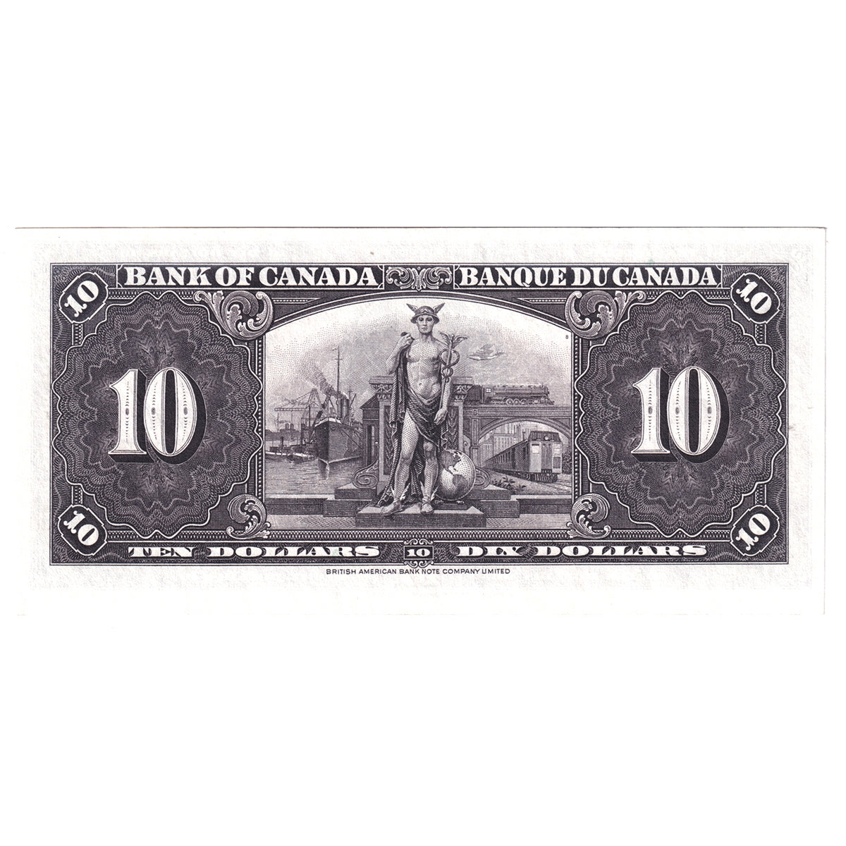 BC-24c 1937 Canada $10 Coyne-Towers, A/T, EF