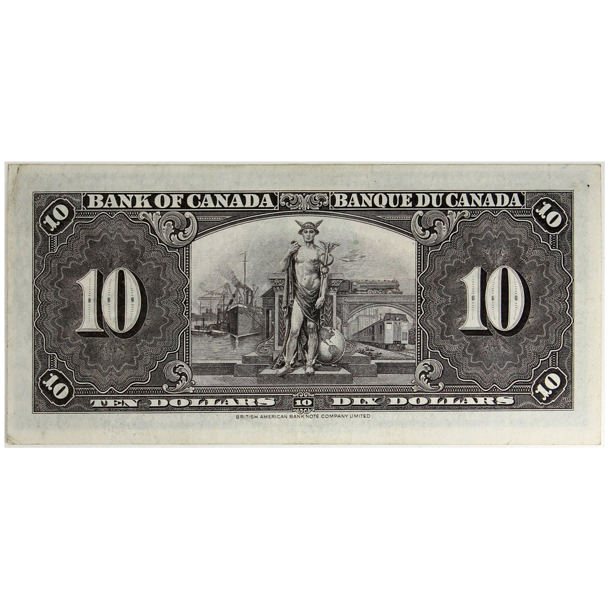BC-24c 1937 Canada $10 Coyne-Towers, A/T, VF-EF