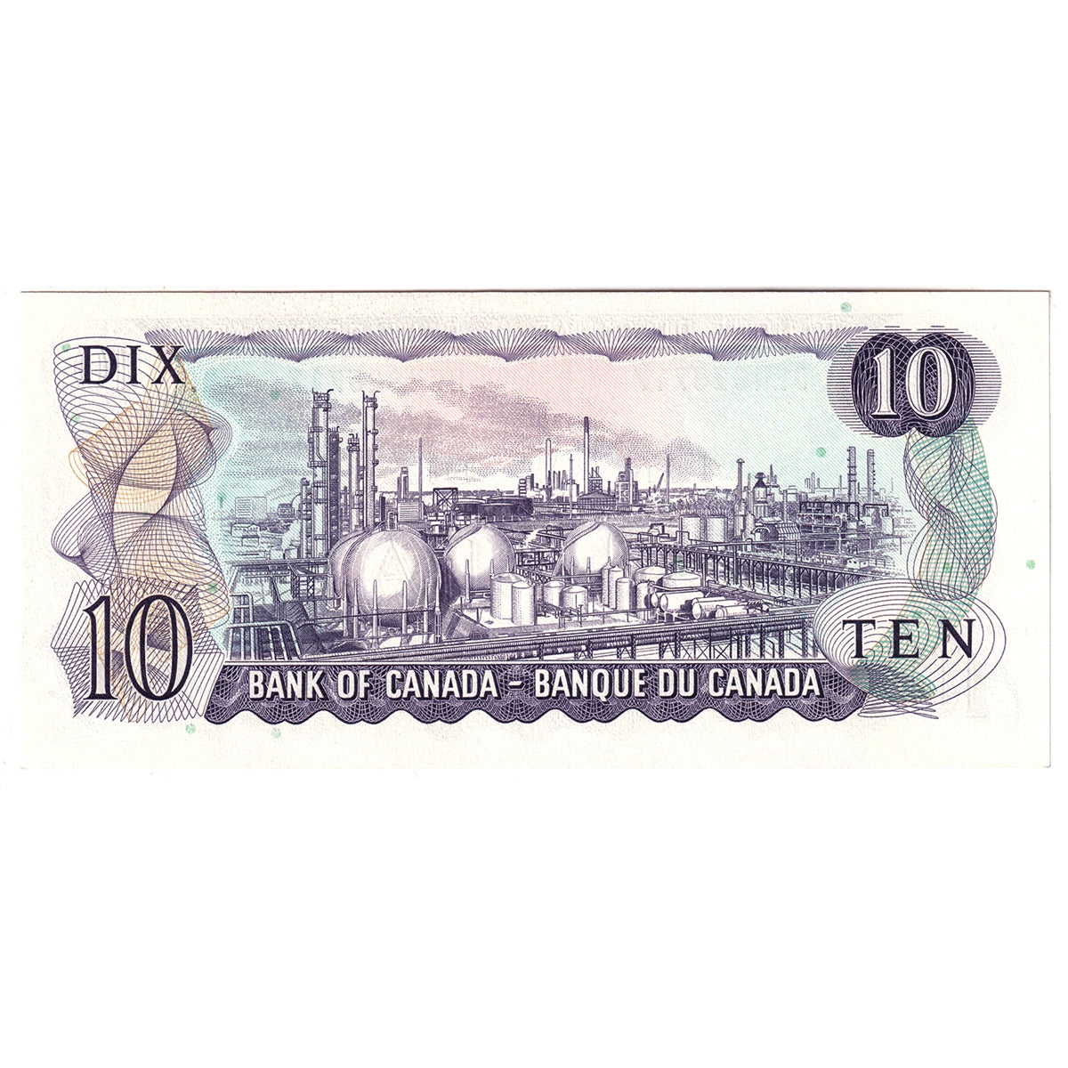 BC-49a 1971 Canada $10 Beattie-Rasminsky, DE, Uncirculated (MS60)