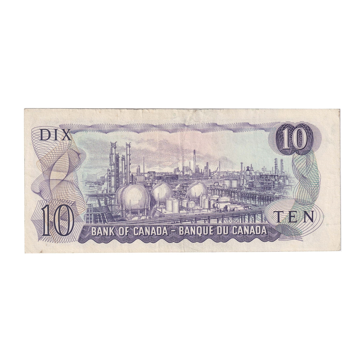 BC-49bA 1971 Canada $10 Bouey-Rasminsky, *DR, Very Fine (VF20)