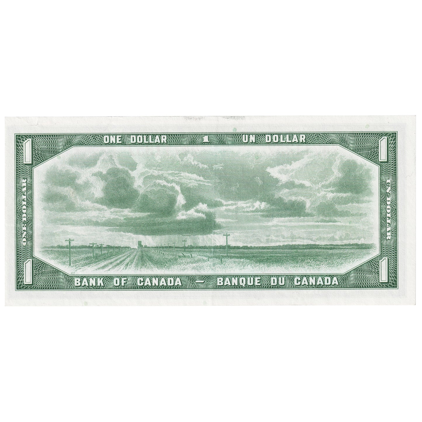 BC-29b 1954 Canada $1 Beattie-Coyne, Devil's Face, N/A, Extra Fine (EF40)