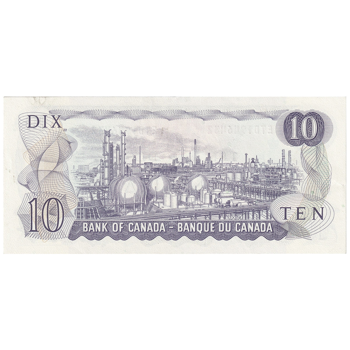 BC-49d 1971 Canada $10 Crow-Bouey, ETD, AU-UNC (AU55)