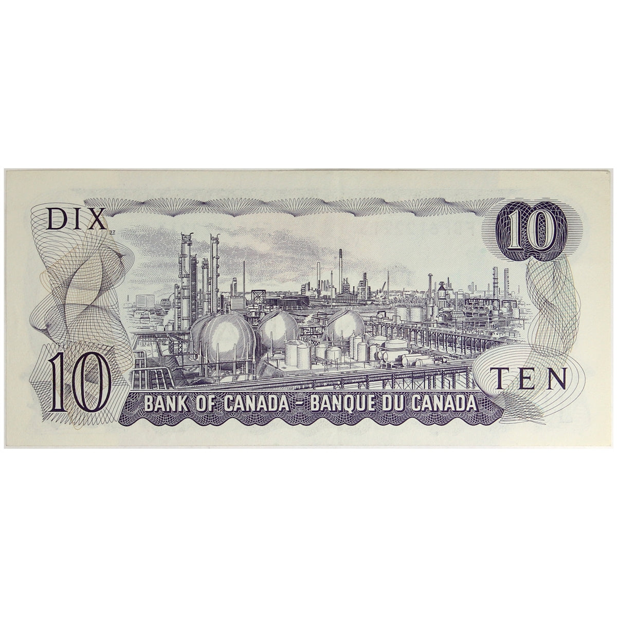 BC-49e 1971 Canada $10 Thiessen-Crow, FDF, Circ