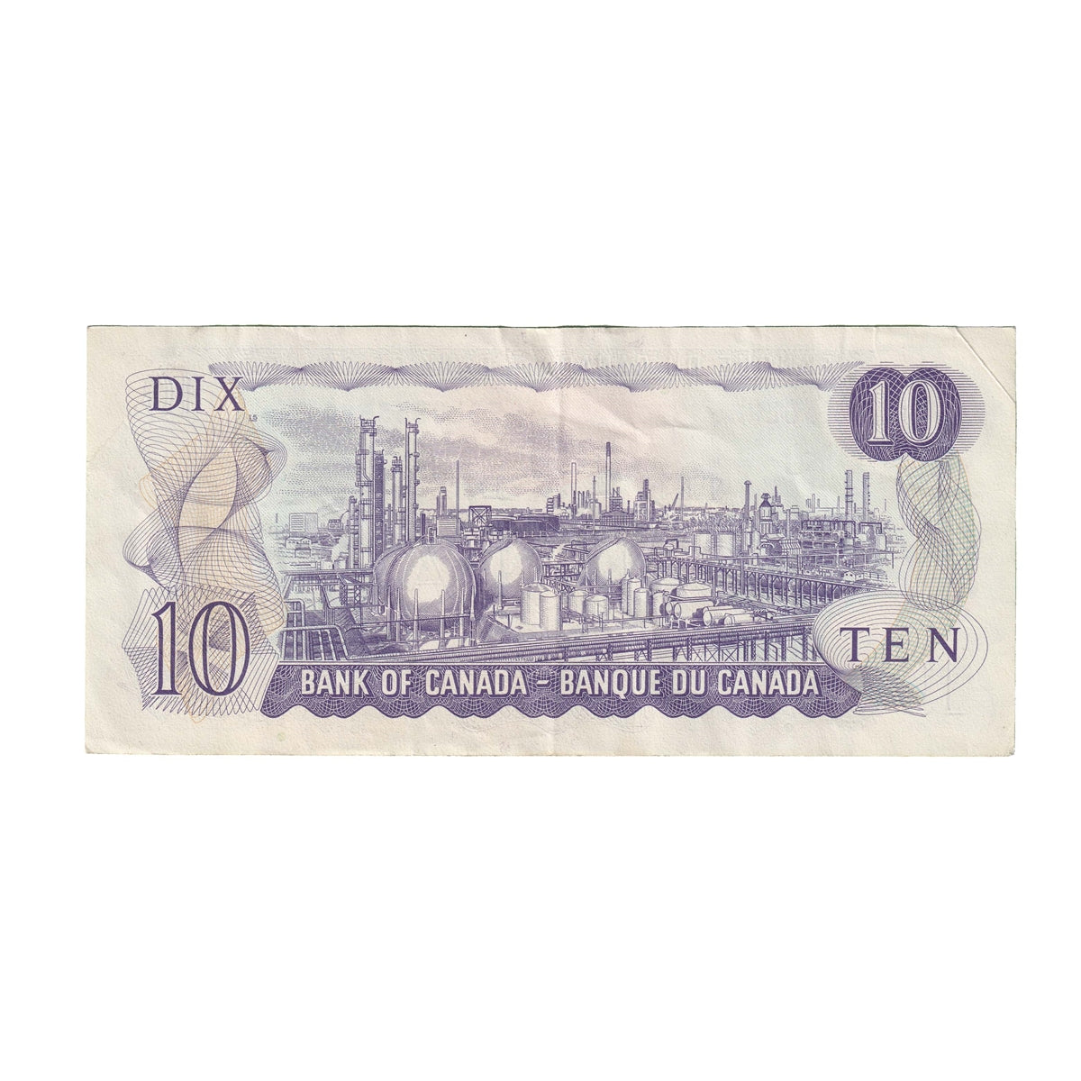 BC-49e 1971 Canada $10 Thiessen-Crow, FDL, Circ