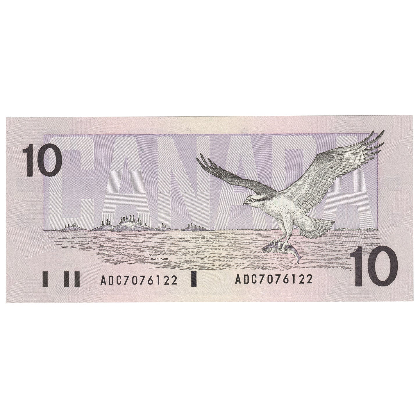 BC-57a 1989 Canada $10 Thiessen-Crow, ADC, UNC